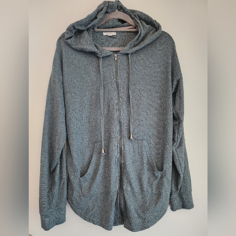 Maurices Green Zip Hoodie Size Small